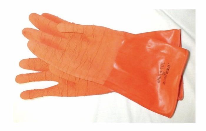 Joy Fish Latex Shrimp Glove Orange