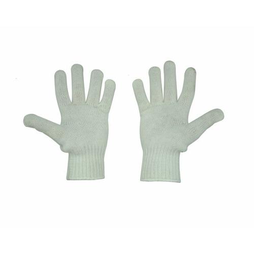 Joy Fish White Knit Nylon/Poly Glove