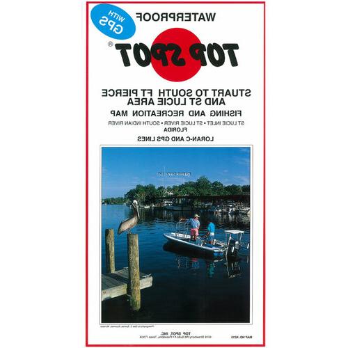 Top Spot N215 Map- Stuart Ft Pierce St Lucie Inlet To S Indian River