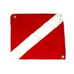 Joy Fish Dive Flag 20"x24" Nylon Red & White