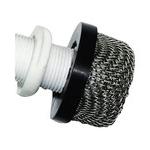 T-H Marine Aerator Screen Strainer Stainless Mesh for 1 1/2" thru Hull, Black