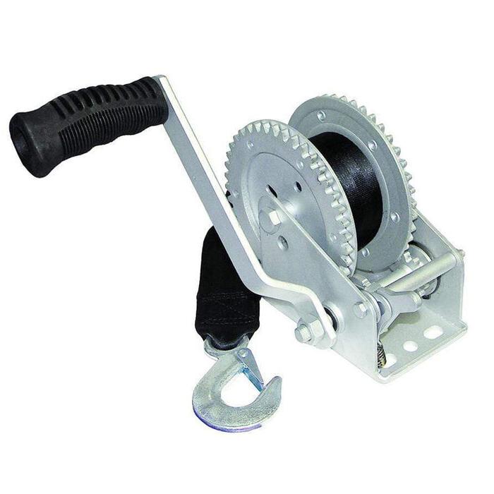 T-H Marine Trailer Winch 1000Lb 2" X 20' Strap and Strap Bolt