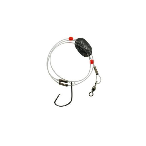 Joy Fish Weighted Redi-Rig 40Lb 18" Monofilament Circle Hook 1/0