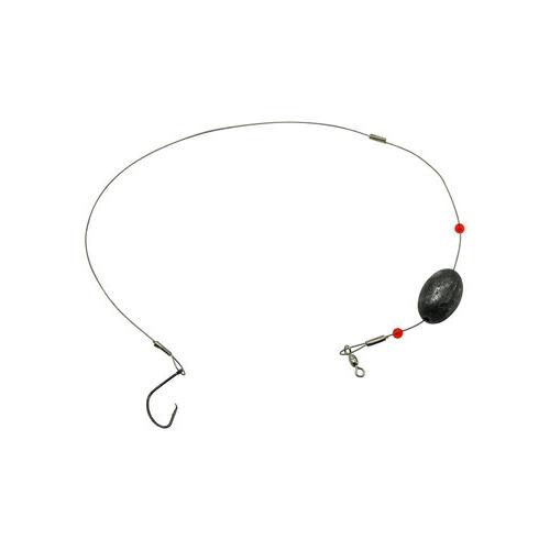 Joy Fish Weighted Redi-Rig 40Lb 18" Stainless Steel Circle Hook 1/0