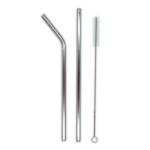 VIVA Stainless Straw with Brush 30oz 2/Pk