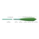 Airflo Ridge 2.0 Flats Power Taper Fly Line Sea Grass/Aqua