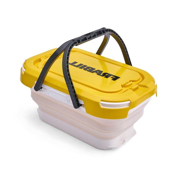 Frabill Collapsible Bait Bucket 6QT w/Aerator