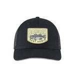 Grundens Bass Patch Trucker Hat Black