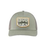 Grundens Bass Patch Trucker Hat Loden Green