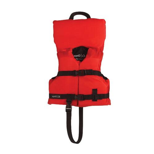 Onyx Life Vest Child/Infant less than 50lb Red