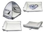 Boat Dog Bed with Tent - Gray - Large